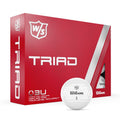 Wilson Triad Golf Balls 12 Pack – White, 2022 Variation: White, Single
