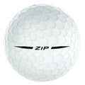 Zip Golf Balls 24 Pack - White, Zero Compression Core & Unique Dimple Pattern