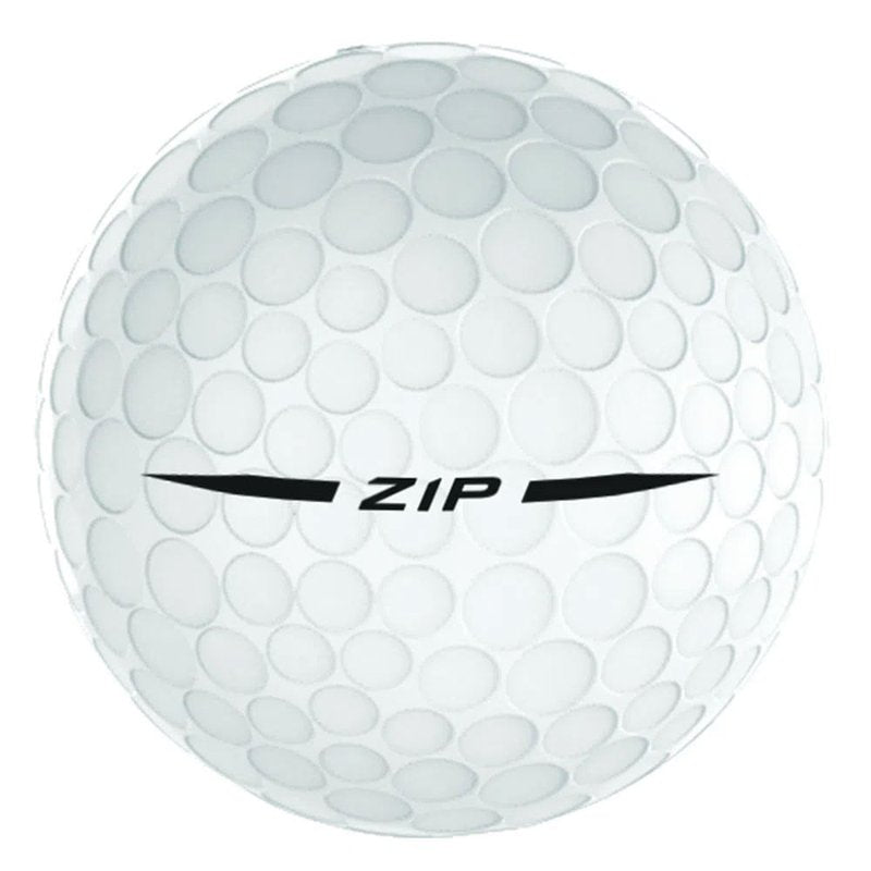 Zip Golf Balls 24 Pack - White, Zero Compression Core & Unique Dimple Pattern