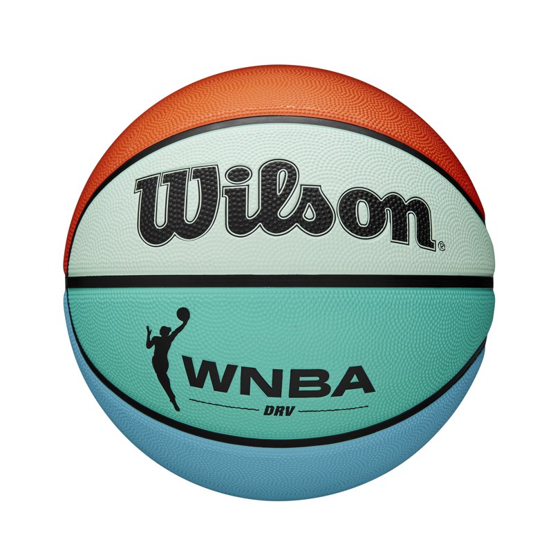 Outdoor Basketball 28.5 Inch Size 6 - Bright Multi-Color Dribble & Shoot