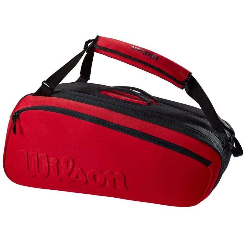 Wilson Super Tour 15-Racquet Tennis Bag with Thermoguard & Ventilated Shoe Pocket