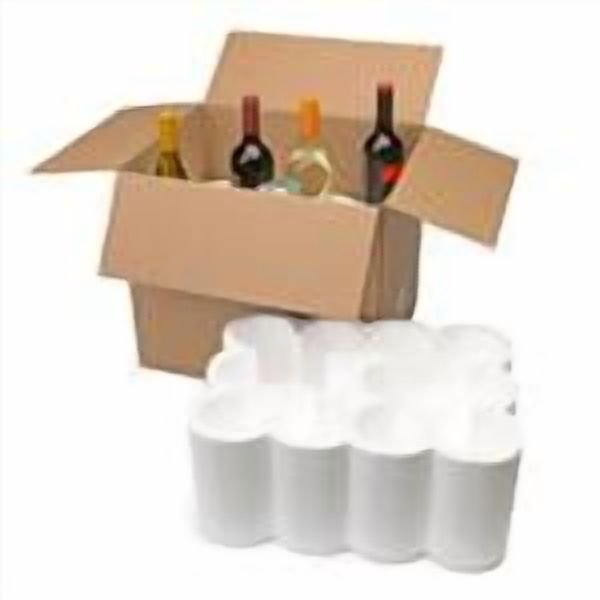 Wine Shipping Kit for 12 Bottles - Protective Styrofoam and Box