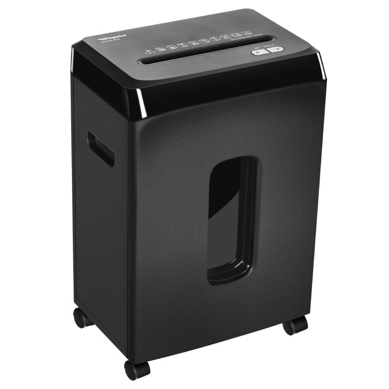 8-Sheet Cross Cut Paper Shredder with 4-Gallon Wastebin for Home Office Security