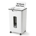 Cross Cut Paper Shredder 60 Sheets with 5.8-Gallon Bin, CD & Credit Card Slot