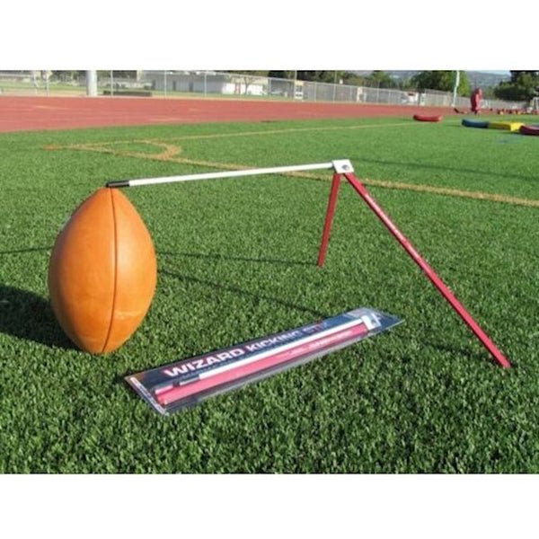 Football Kicking Practice Combo Set with Kick Block & Kick Stix - Portable Training Equipment