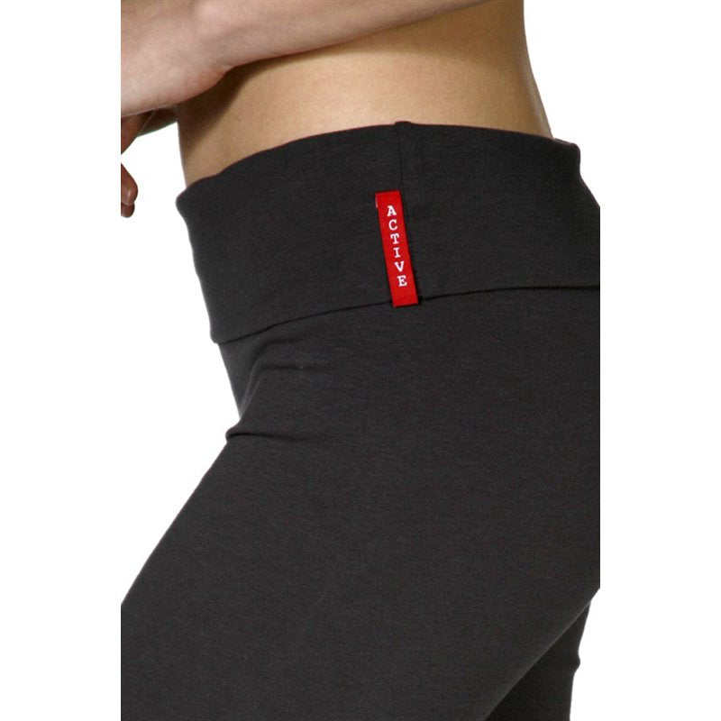 Women’s Foldover Flare Yoga Pants - Athletic Lounge Bottoms