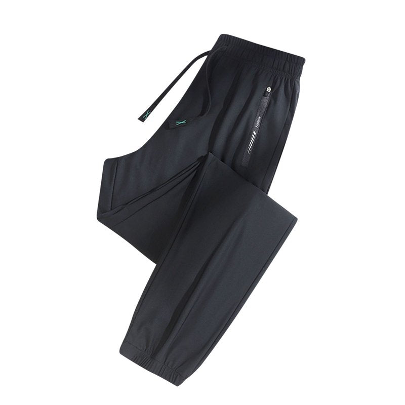 Women’s Cotton High Waisted Joggers with Pockets - Lightweight Active Trousers