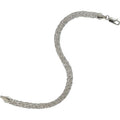 Women's Sterling Silver 3-Strand Singapore Bracelet - 7.5 Inch