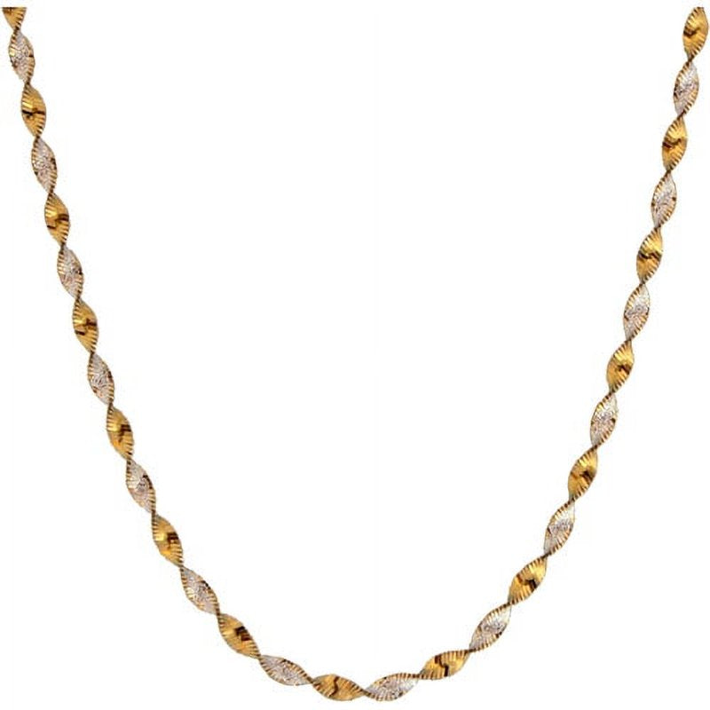 Sterling Silver Herringbone Necklace 18 Inches - Women's Jewelry