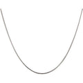 Women's Sterling Silver Round Snake Necklace - 20 Inch Italian Chain