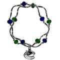 Women's Vancouver Canucks Bead Stretch Bracelet - Team Sports Fan Jewelry