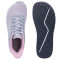 Women's Wide Walking and Running Shoes Slip-On Tennis Sneakers Grey Pink