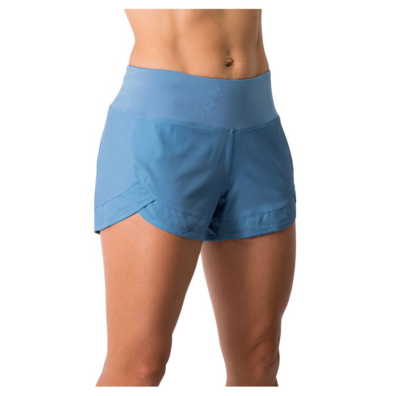 Women's Athletic Running Shorts with Mesh Liner & Zip Pocket - Lightweight, Quick-Dry