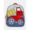 Toddler Beep Beep Dump Truck Backpack with Wheels - 13.5 Inch Kids School Bag