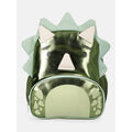 Toddler Dinosaur Backpack with 3D Horns & Metallic Finish - 13.5 Inch