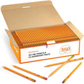 Bulk Pack #2 HB Wooden Pencils with Erasers - Pre-Sharpened for Writing & Drawing