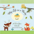 Woodland Friends Baby First Year Calendar - Milestones & Photo Organizer