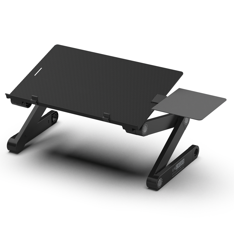 Adjustable Laptop Stand and Lap Desk with Mouse Pad for Bed Couch Desk