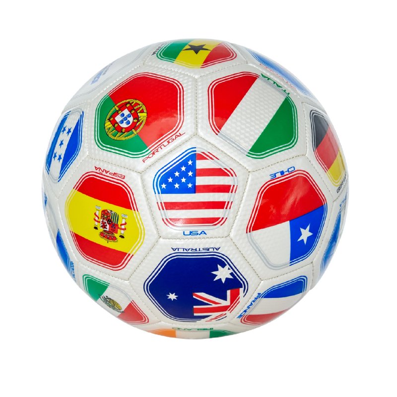 World Flags Soccer Ball Size 5 – Official Regulation Training Ball