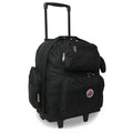 Travel Rolling Backpack 22-Inch Airline Approved Carry-On Durable Polyester