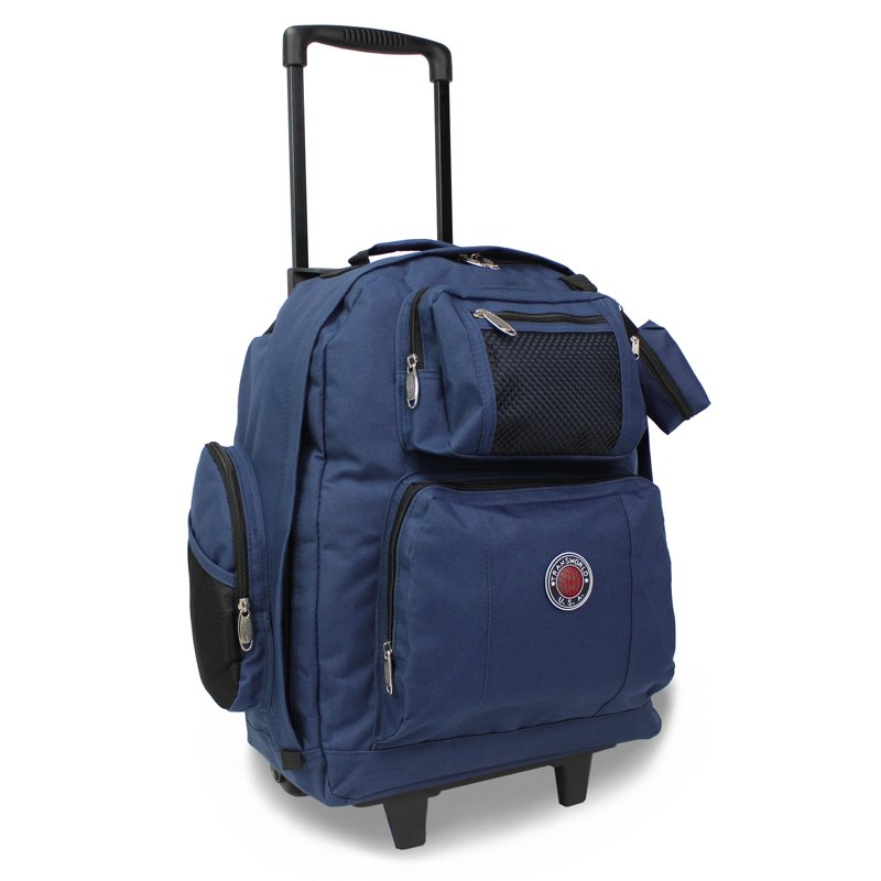 22-Inch Travel Rolling Backpack Airline Approved Carry-On Suitcase