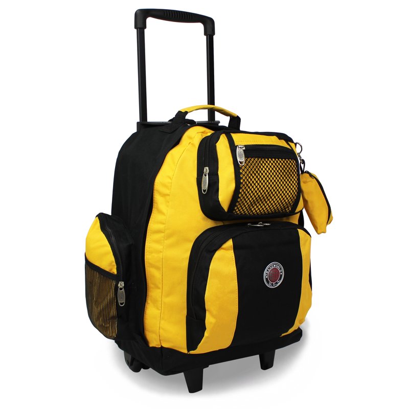 22-Inch Multi-Functional Rolling Backpack Carry-On for Travel & School