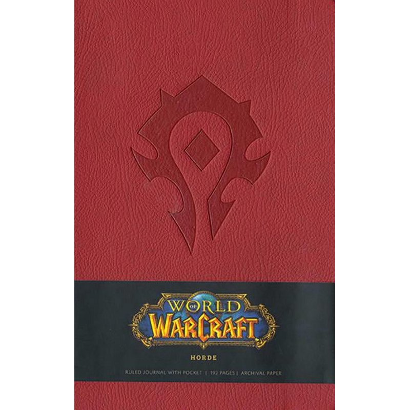 World of Warcraft Horde Hard Cover Ruled Journal - Fantasy Gaming Notebook