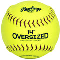14-Inch Oversized Softball for Pitching Training - Tactile Seams for Control