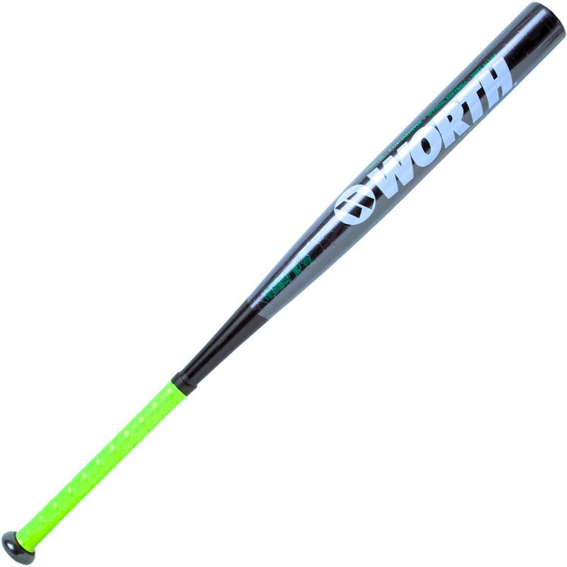 Slowpitch Softball Bat - 1-Piece Alloy 34"/26 oz, Cushioned Grip