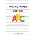 Kids Writing Paper ABC Kindergarten Practice Sheets 100 Pages 9x6 Inches