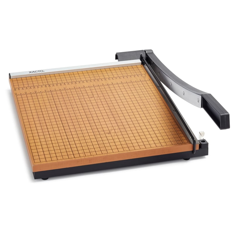 Heavy-Duty Paper Trimmer 15x15 Inch Guillotine Cutter for Office & School