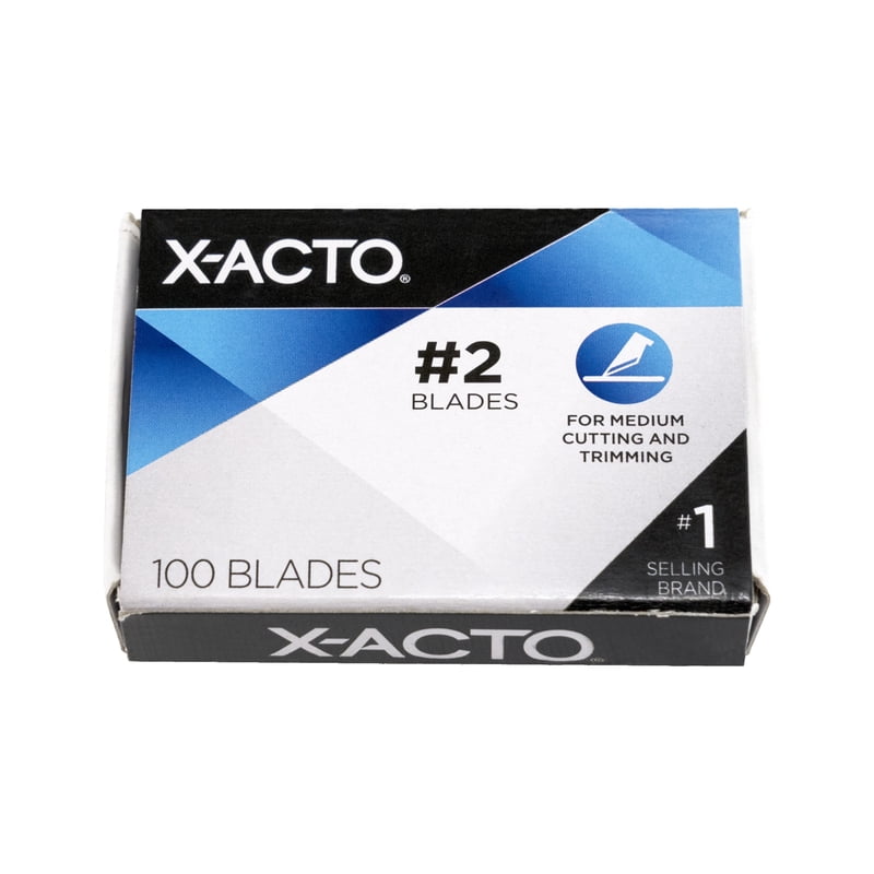 X-Acto #2 Craft Knife Blades Bulk Pack - Precise Cutting Tools