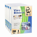 Heavy-Duty 1.5 Inch 3 Ring Binders Set of 4 for Office & School Organizing