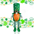 St Patrick's Day Gnome Decoration - Plush Irish Shamrock Hanging Ornaments
