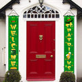 St Patrick's Day Porch Sign Green Welcome Door Banner Outdoor Indoor Decor