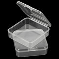 Mini Clear Plastic Bead Organizer Box Set - 2 Pack, 2.56 x 2.56 Inches