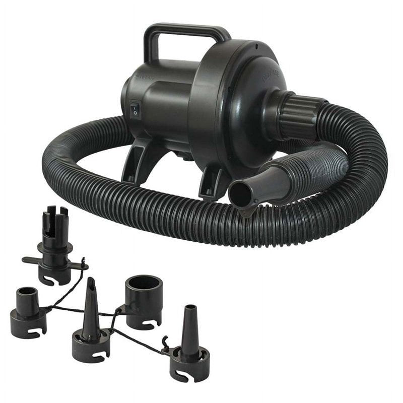 Electric Air Pump for Inflatables - High Pressure Inflator & Deflator with Cone Nozzle