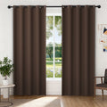 Blackout Curtain Set for Bedroom 52x84 Inch Room Darkening Insulated Drapes