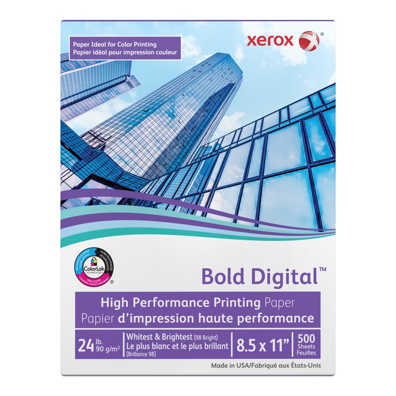 Digital Color Printing Paper A4 Letter Size 500 Sheets White FSC Certified