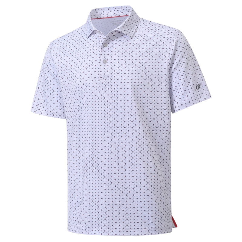 Men's Performance Golf Polo Shirt with UPF 40+ Moisture Wicking Short Sleeve