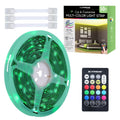 Indoor RGB LED Strip Lights Kit 50ft, Color Changing, Remote Control, Cuttable