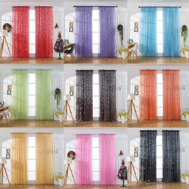 Blackout Thermal Insulated Curtains for Bedroom & Living Room - 2 Panels Set