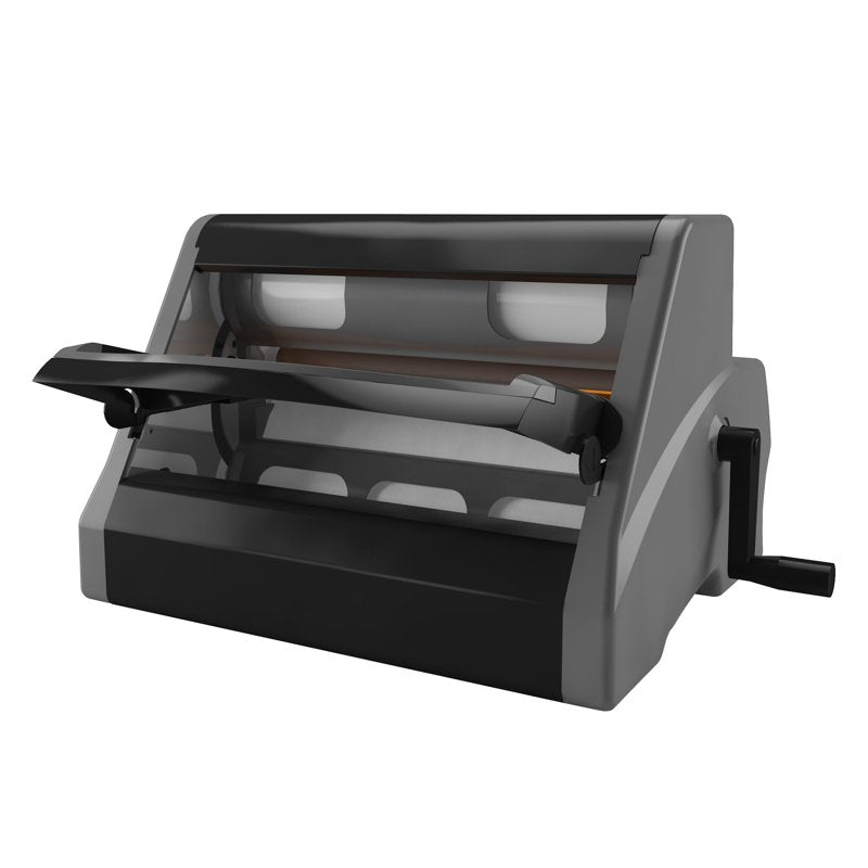 Cold Laminator for Office Use - Hand Crank, Environmentally Safe, 13-Inch Width