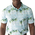 Men's Golf Polo Shirt - Hawaiian Style Performance Athletic Fit