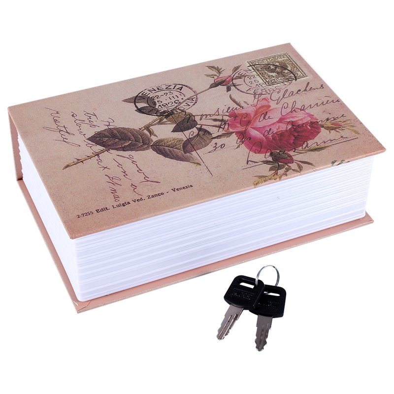 Secret Book Safe Security Lock Box Disguise Hiding Safe for Jewelry Cash