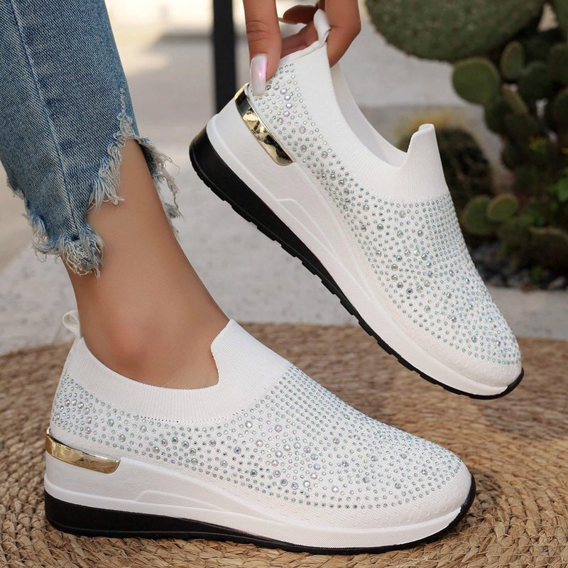 Women's Orthopedic Golf Shoes Breathable Non-Slip Slip-On Hiking Sneakers