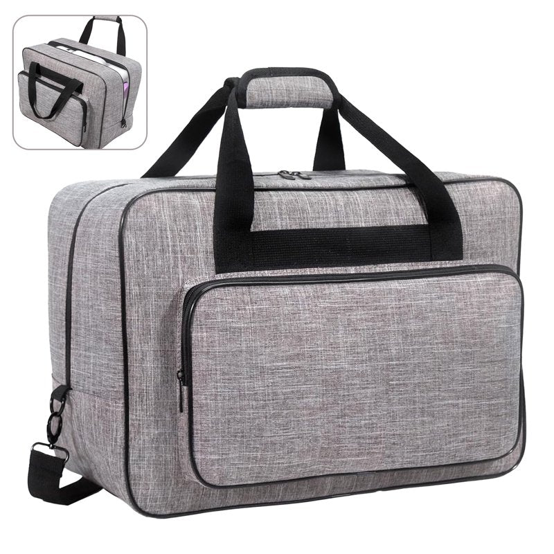 Portable Sewing Machine Carrying Case with Shoulder Strap - Fits Most Standard Machines