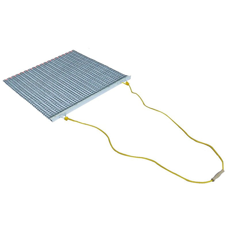 Surface Leveling Lawn Drag Mat - Heavy-Duty Steel Mesh for Gravel Soil 3x5 ft