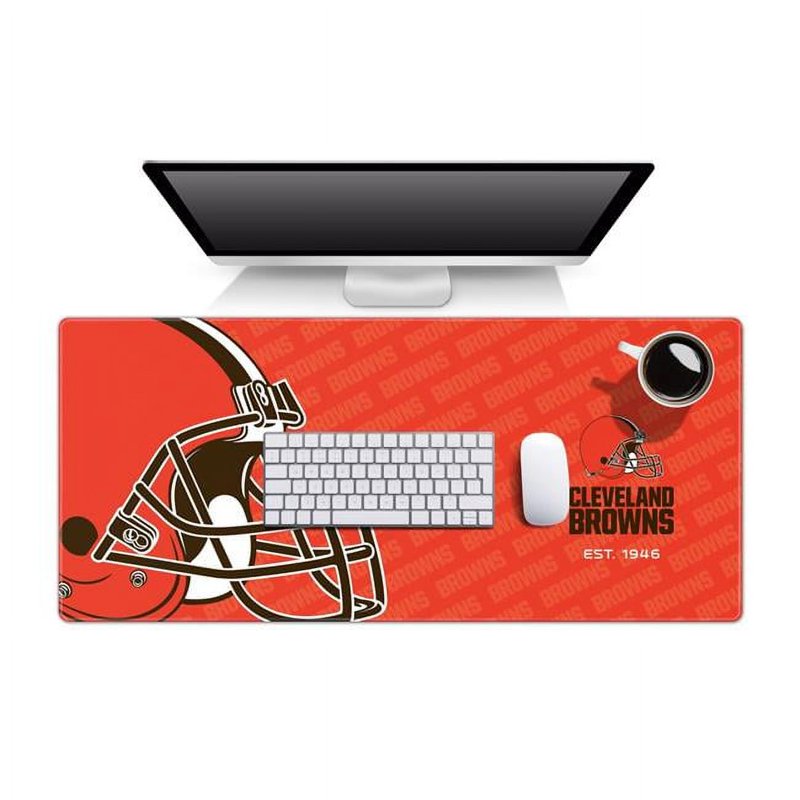 YouTheFan Cleveland Browns Logo Desk Pad XL Keyboard & Mouse Pad