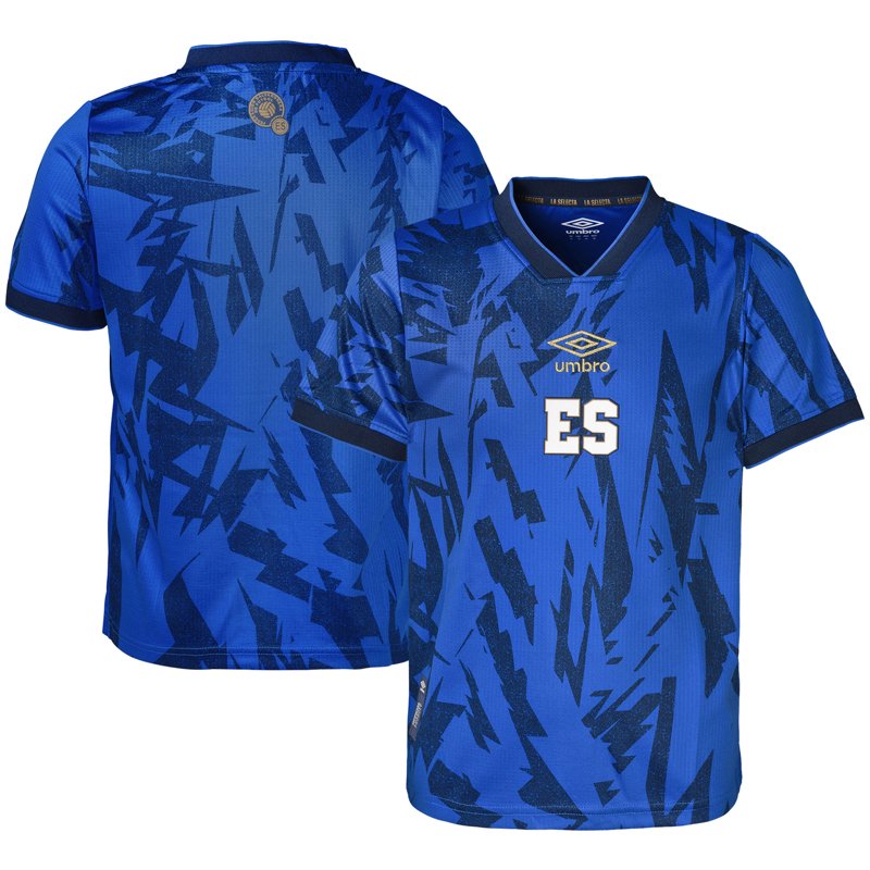 Youth El Salvador Umbro 2023 Home Replica Jersey XL